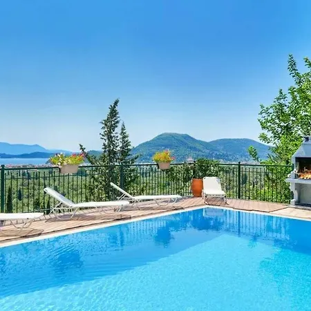 Villa Rachi Sleeps 8 Pool Air Con Wifi Vathi (Meganisi)